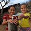 children with clean water
